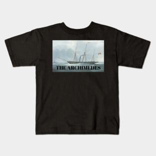 Archimedes Steamship 1839 First Screw Propeller Ship Kids T-Shirt